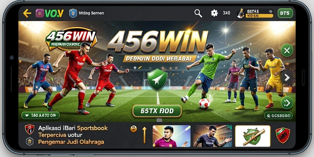 Tangkapan layar gameplay 456WIN menampilkan berbagai jenis taruhan olahraga.