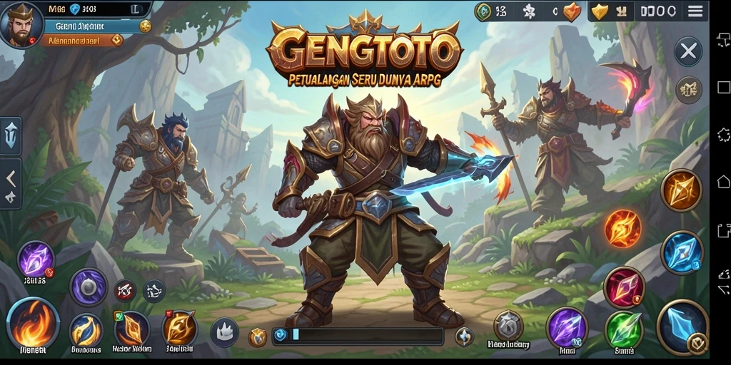 Tangkapan layar dari aksi seru GENGTOTO dalam gameplay ARPG.