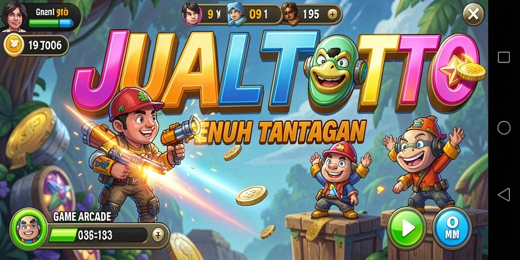 Gameplay seru JUALTOTO dengan efek grafis menawan.