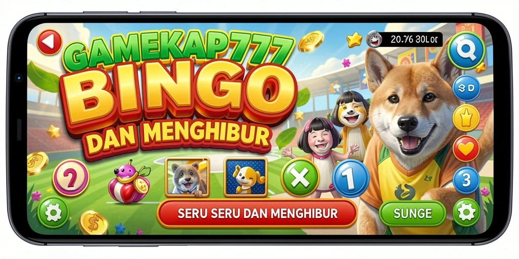 Tampilan game Bingo LENGKAP777 dengan desain yang menarik.