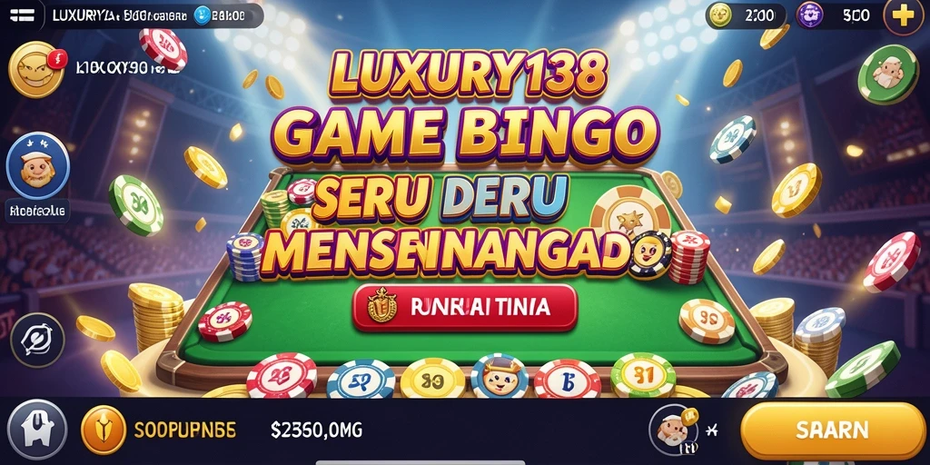 Tampilan menarik dari gameplay Bingo LUXURY138 yang mengasyikkan.