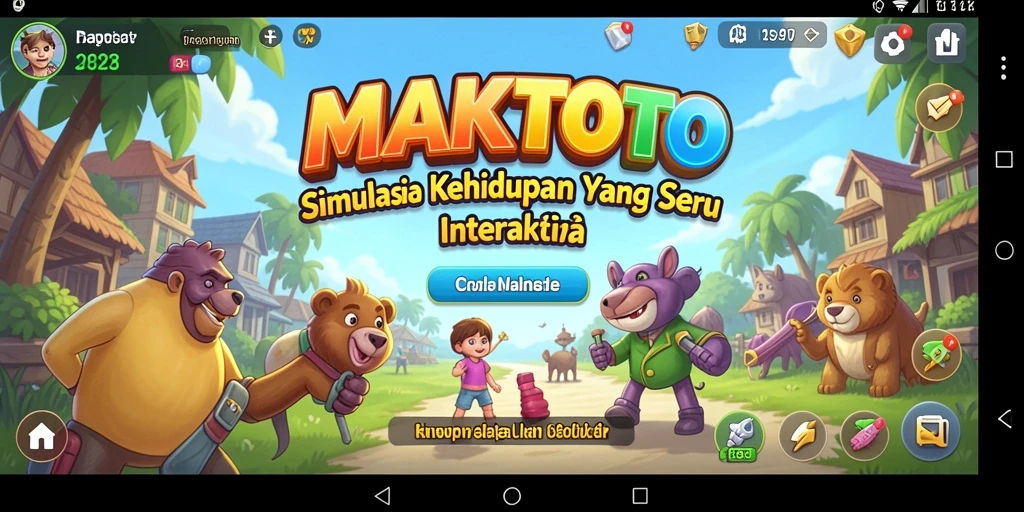 Gameplay MAKTOTO yang seru dan interaktif.