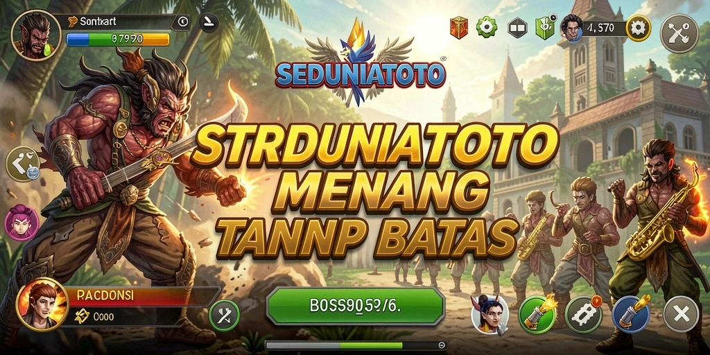 Screenshot SEDUNIATOTO menampilkan aksi gameplay strategi yang menegangkan.