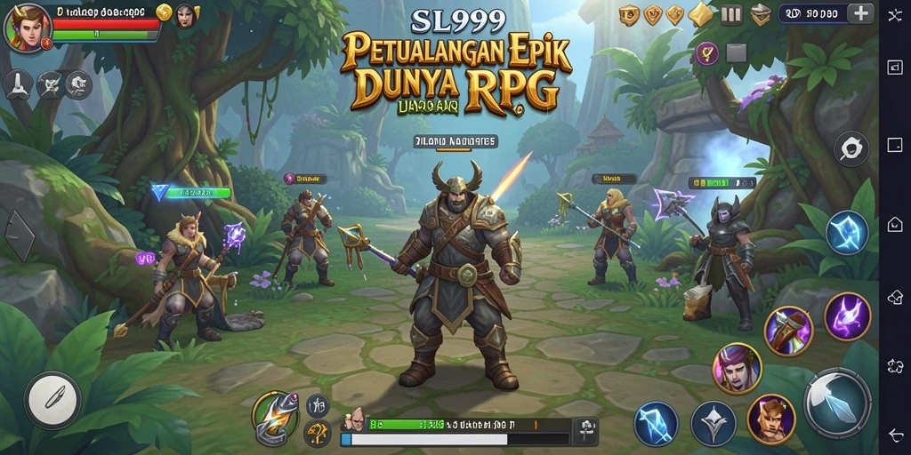 Tampilan menarik dari gameplay SL999 yang penuh aksi RPG.